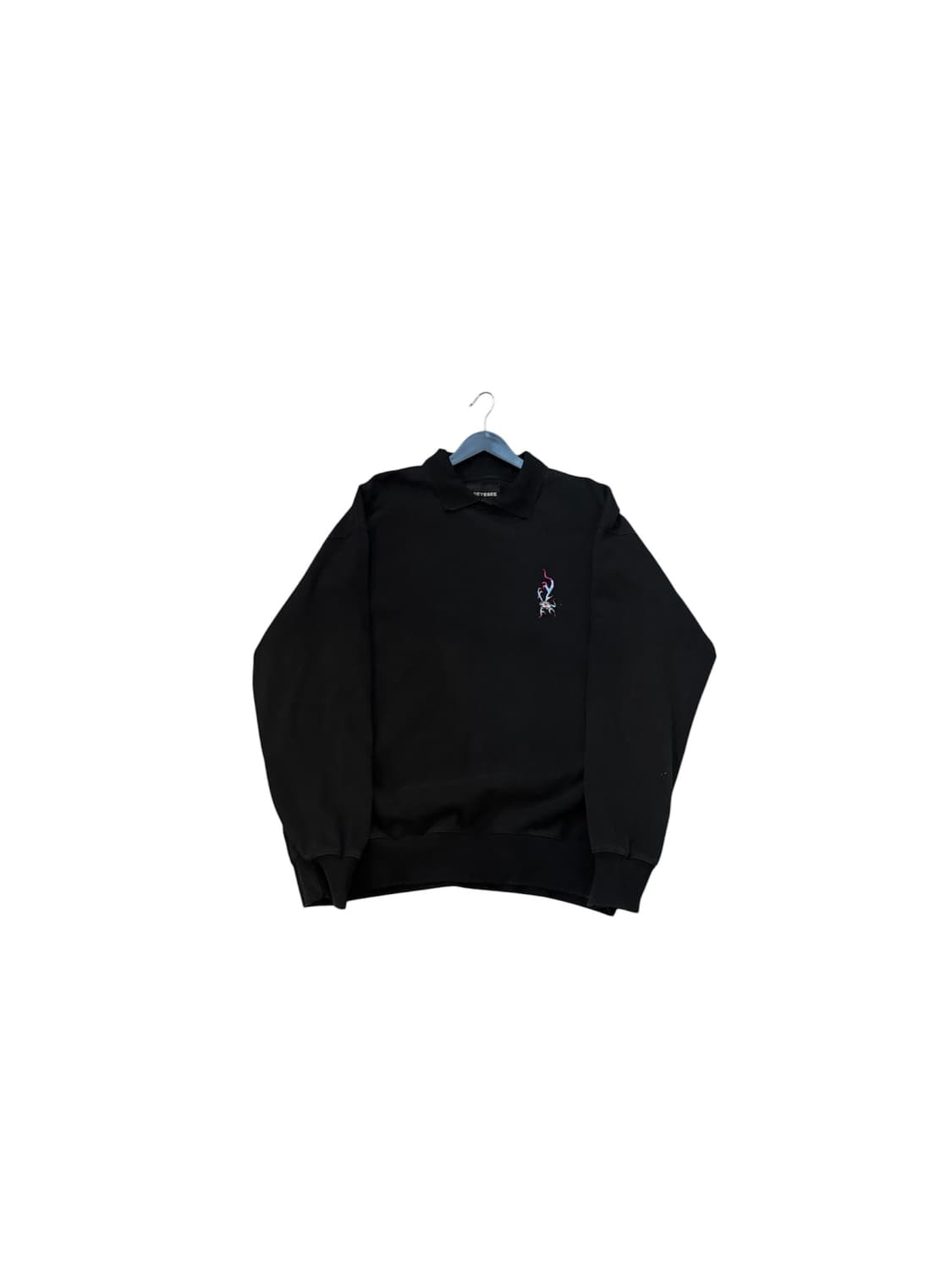 예스아이씨 카라 맨투맨 블랙 XL 상품이미지1