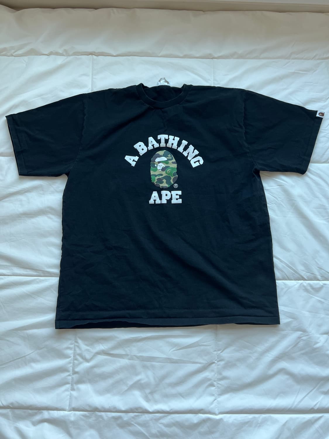 베이프 반팔 티셔츠 블랙 3XL 정품 상품이미지1