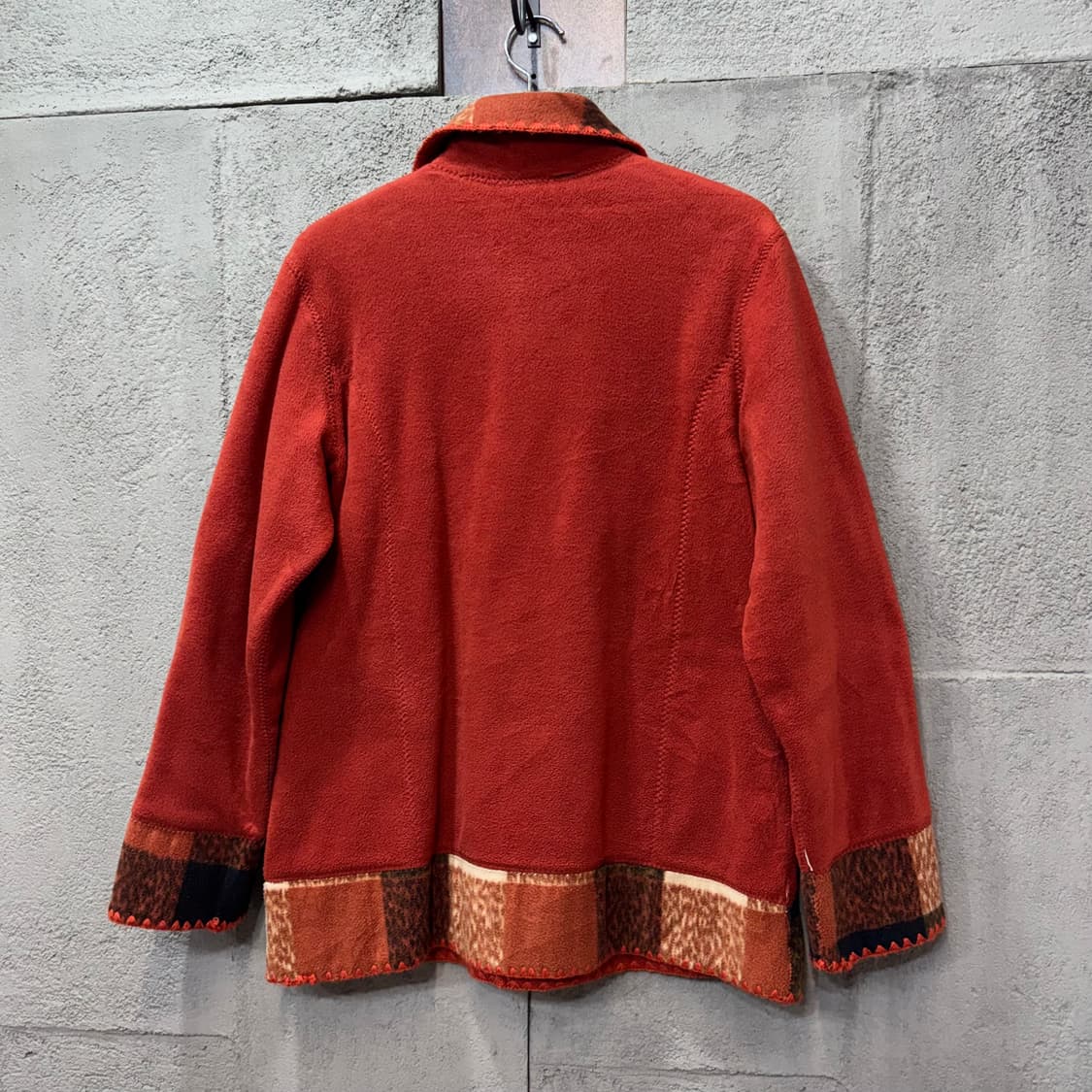 제팬 히피스타일 핸드메이드 리버시블 플리스 자켓 (L)  상품이미지7