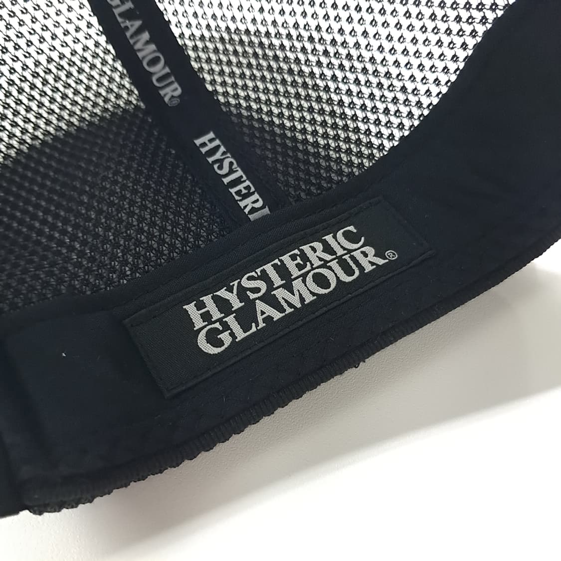 CL980 히스테릭글래머 일본판 Super Hys 블랙 메쉬 트러커캡  상품이미지7