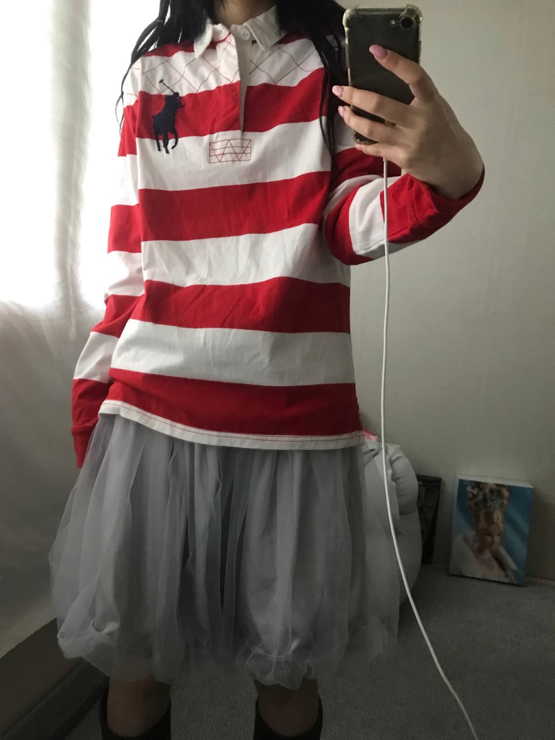 폴로 스트라이프 빅포니 럭비티셔츠 상품이미지1