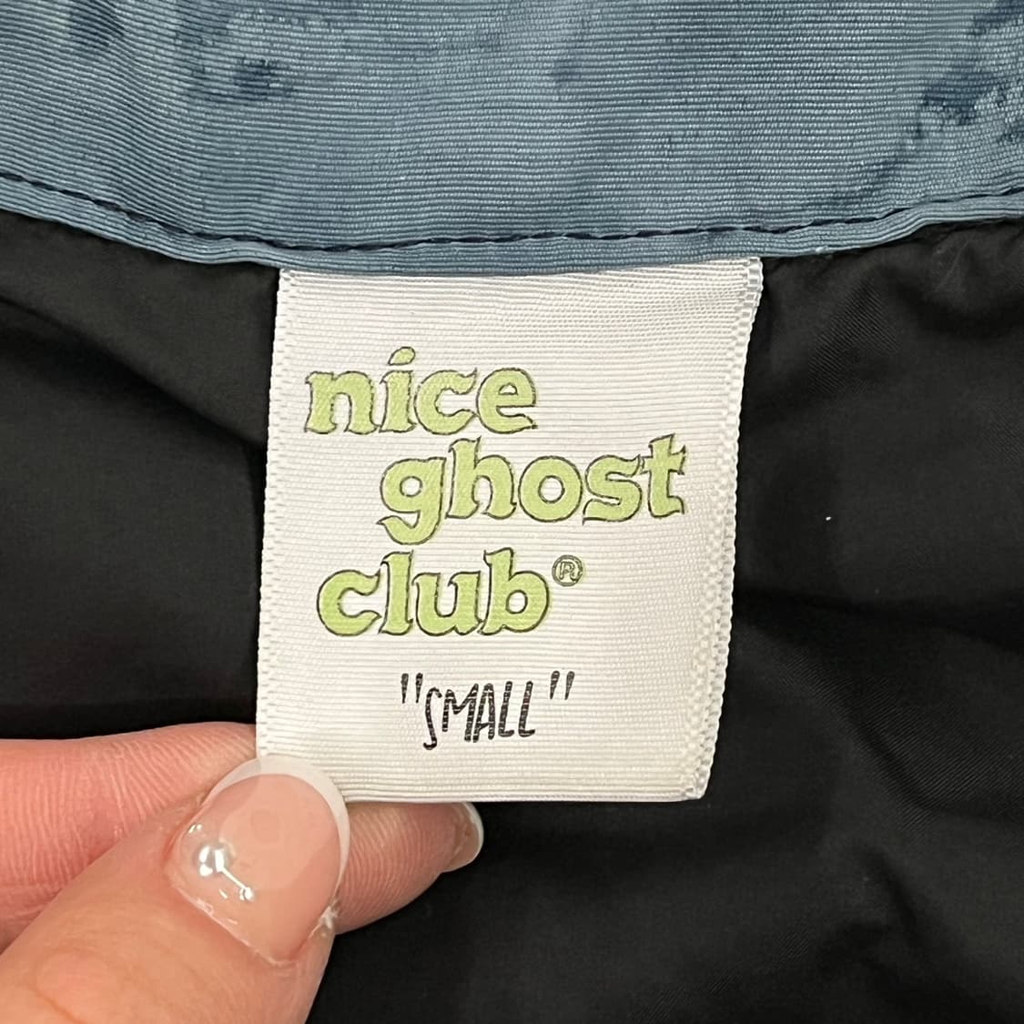 [정품/S] 나이스고스트클럽 타이 다이 패딩 점퍼 b18 상품이미지5