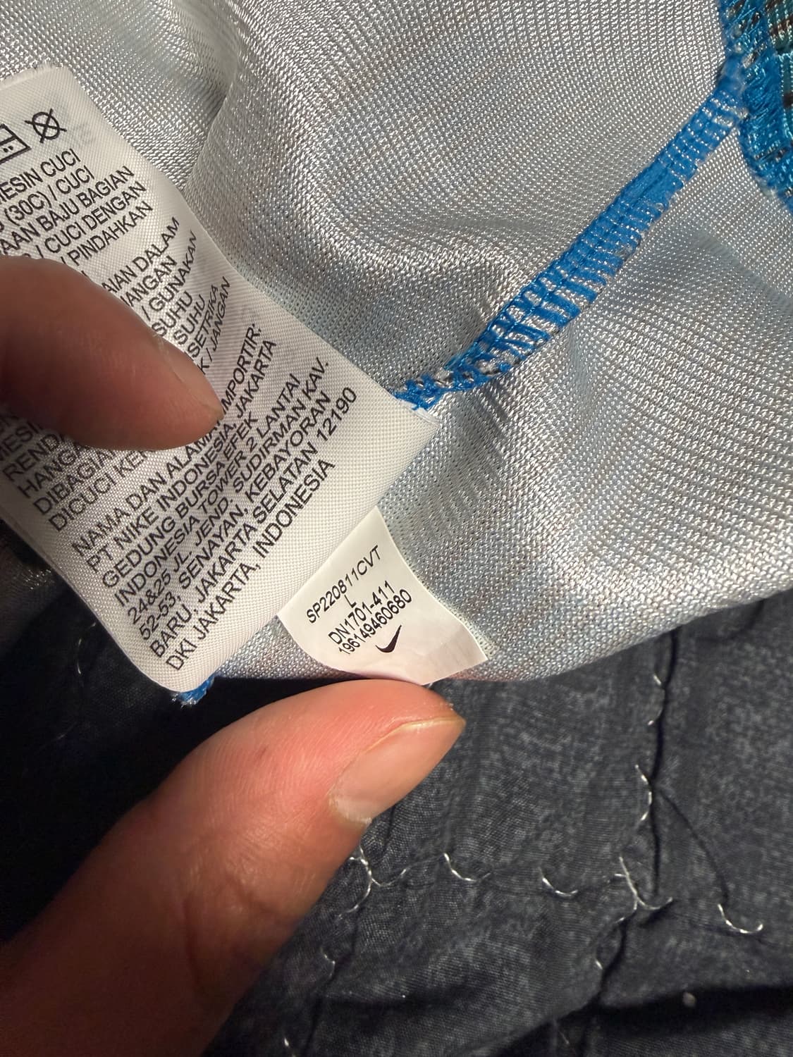 [L] 나이키 x 오프화이트 NRG 저지 임페리얼 블루 상품이미지5