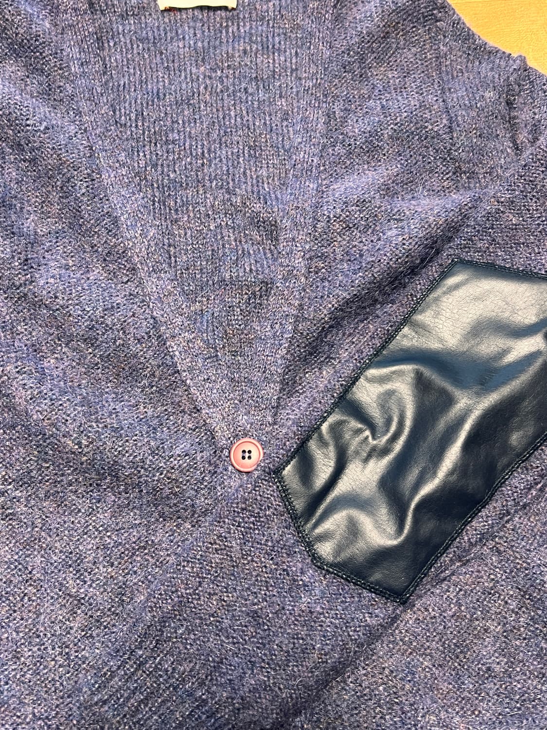 모헤어 울 패치 가디건 w FREE사이즈 상품이미지3