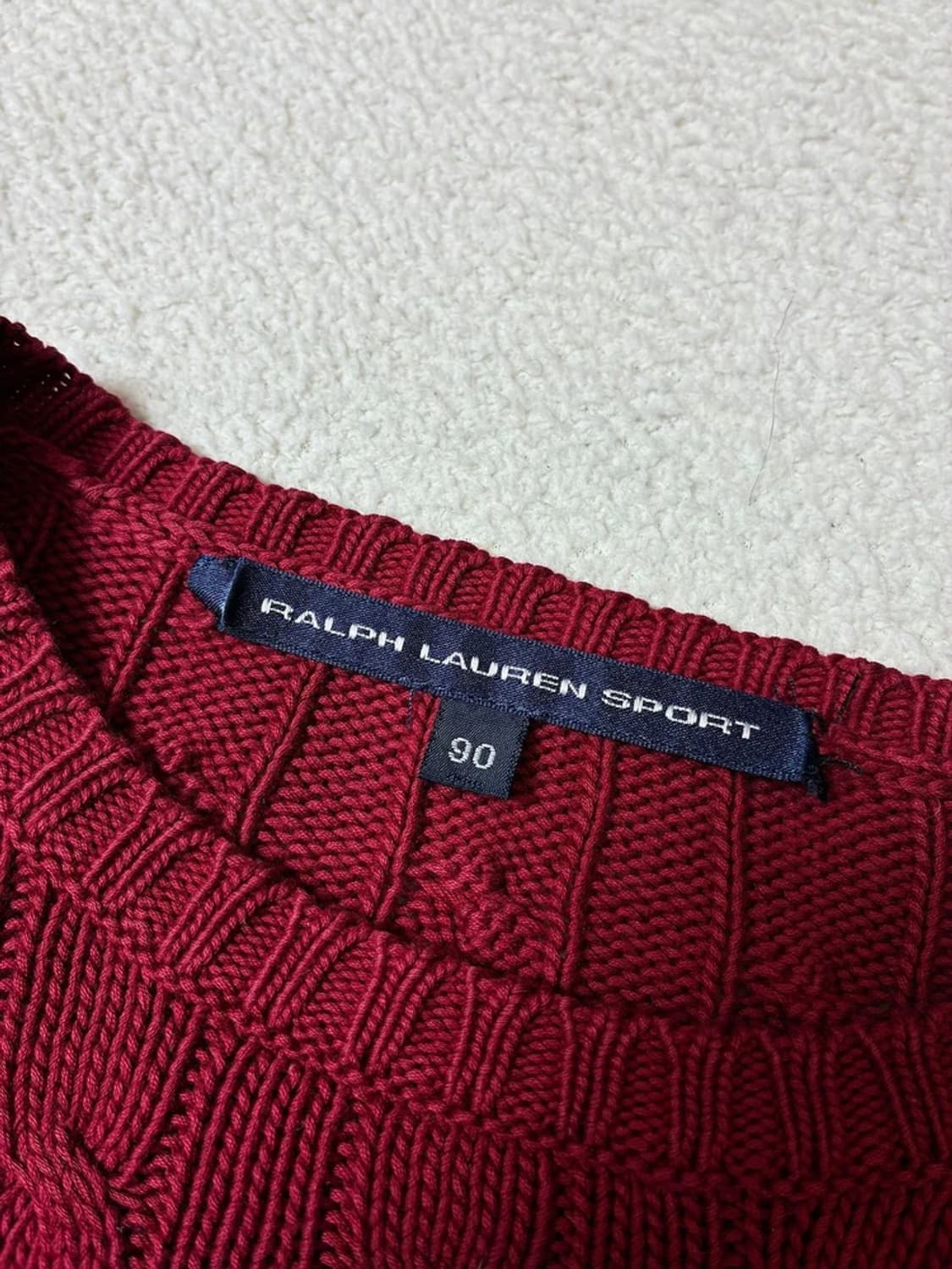 폴로 랄프로렌 00's 꽈배기 니트 PN7645 상품이미지6