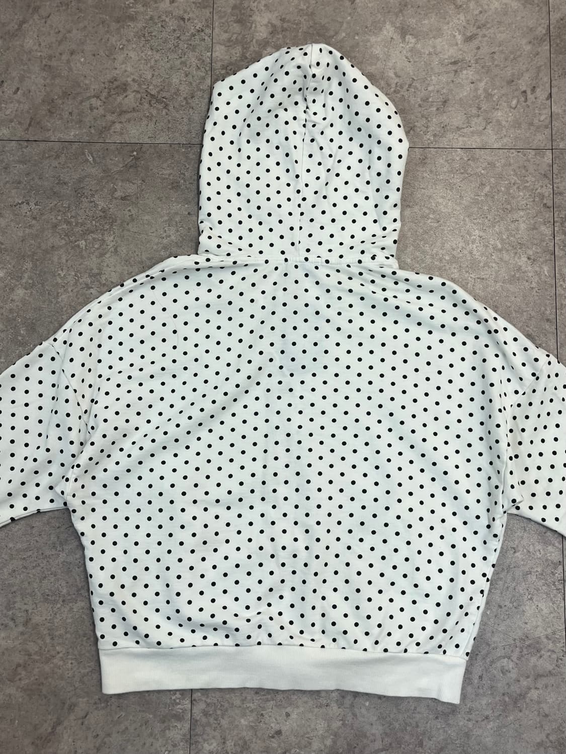 코데즈컴바인 도트 후드집업 화이트 85 #csz3972 상품이미지8