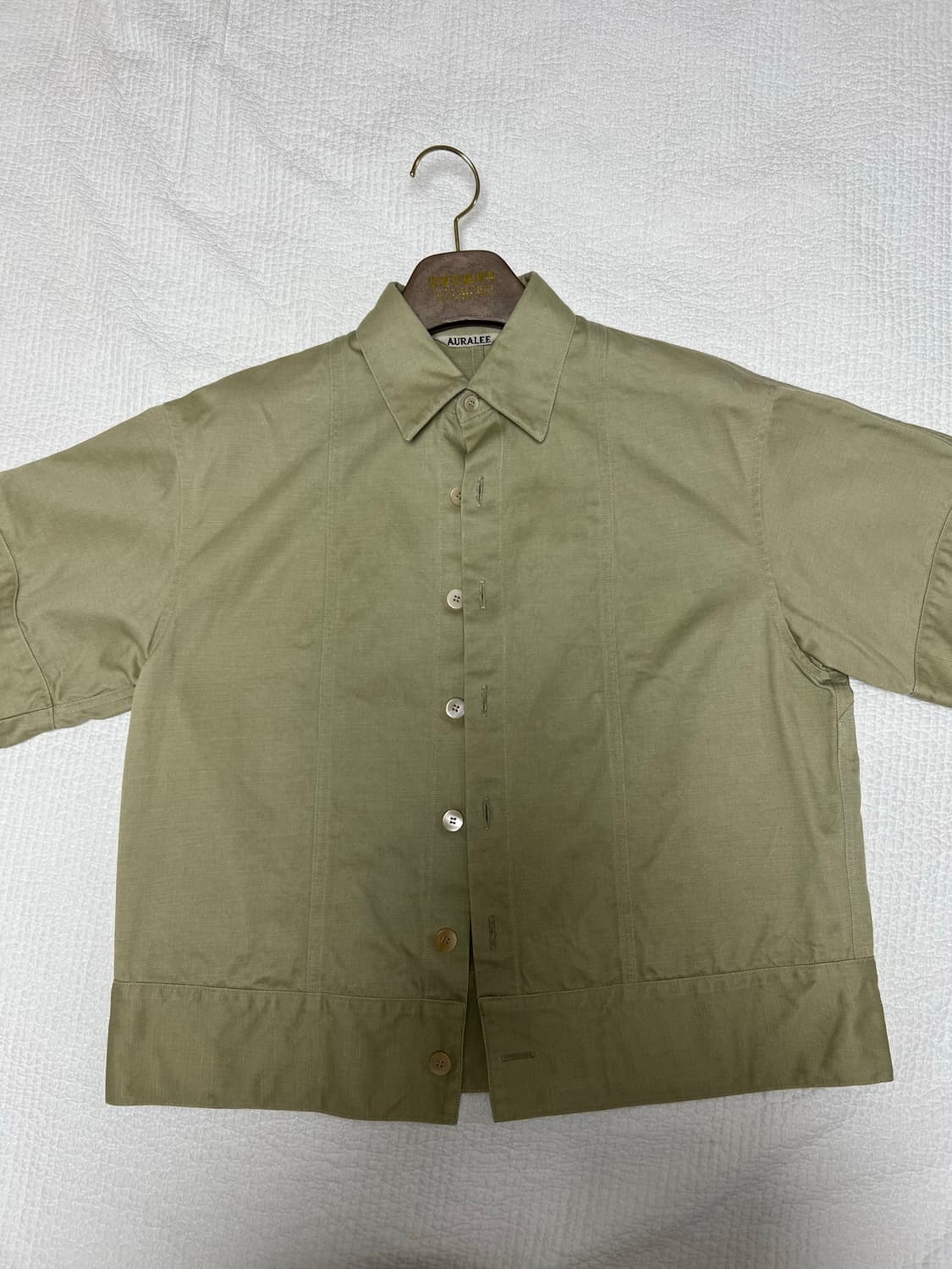 AURALEE 오라리 반팔 셔츠 상품이미지1