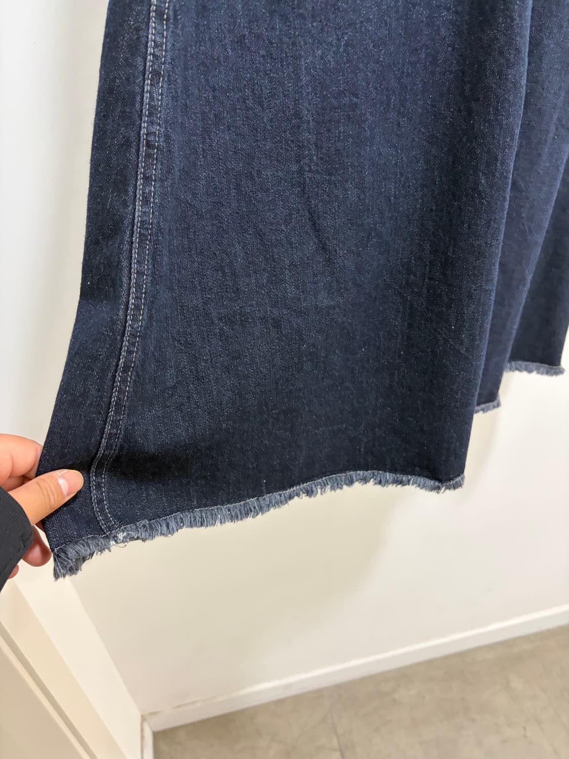 NIKO AND 니코앤드 프린지 데님 스커트 치마 상품이미지5