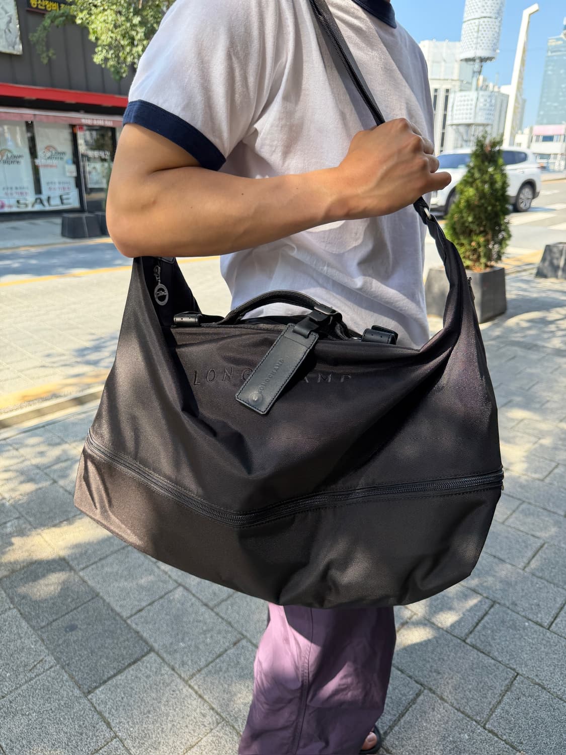 Longchamp Expandable Travel 2Way Bag 상품이미지2