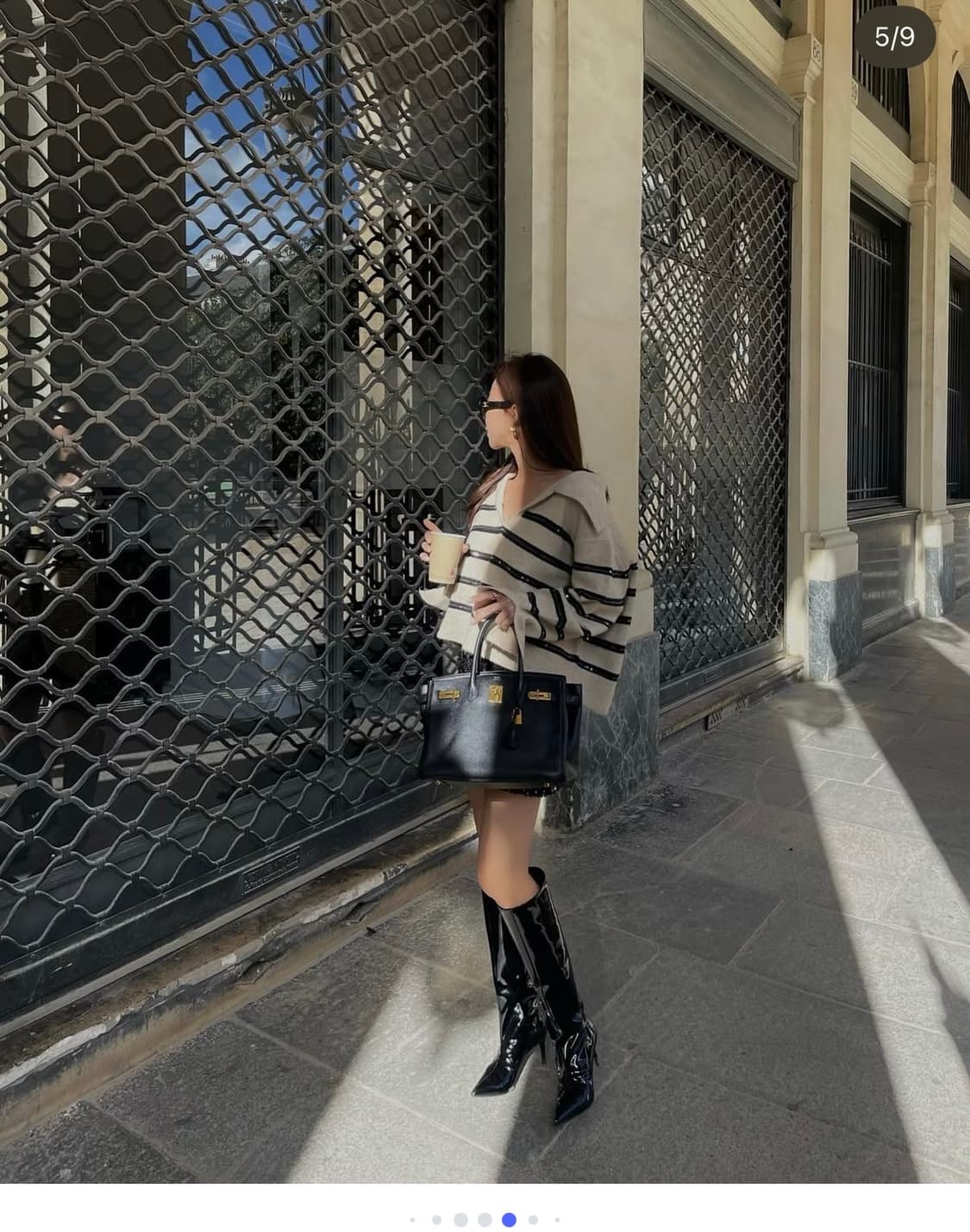 Delia Stripe Sequin Knit 상품이미지7