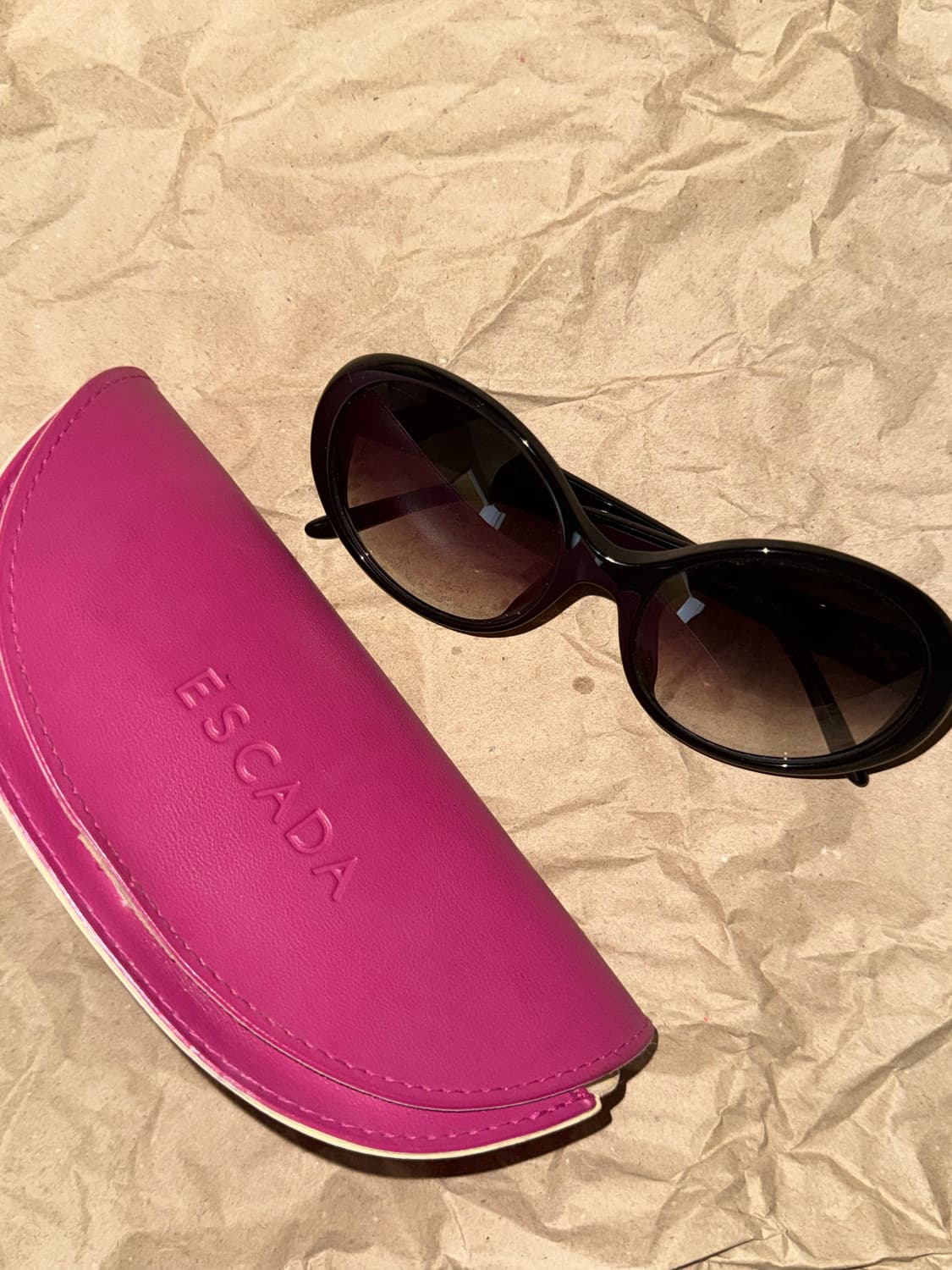 Escada 에스까다 빈티지 선글라스 블랙 상품이미지1