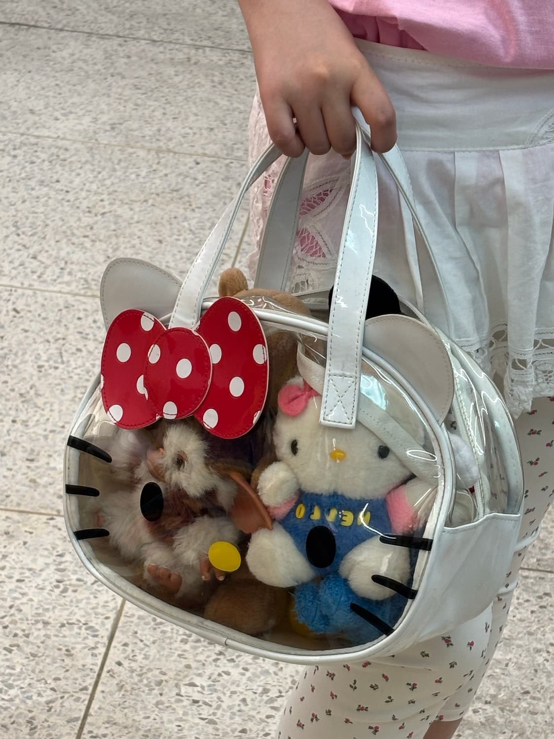 Rare Vintage Clear Hello Kitty Face Bag 상품이미지8