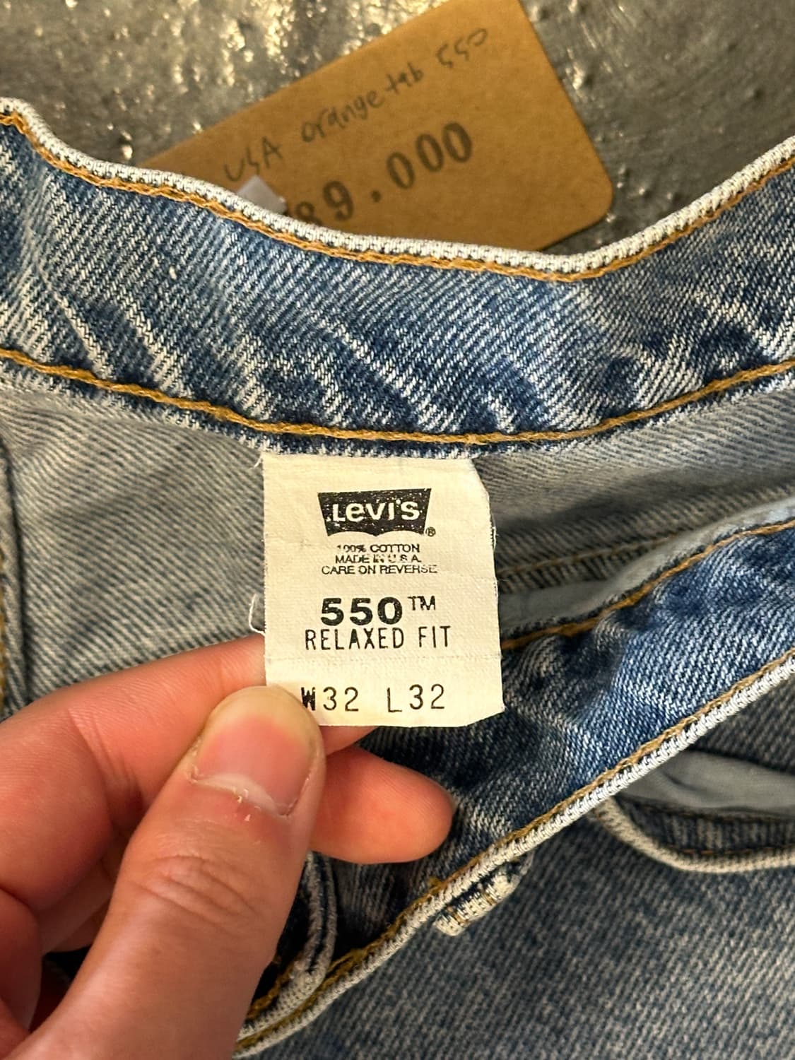 90s 리바이스 USA 550 W32 L32 상품이미지4