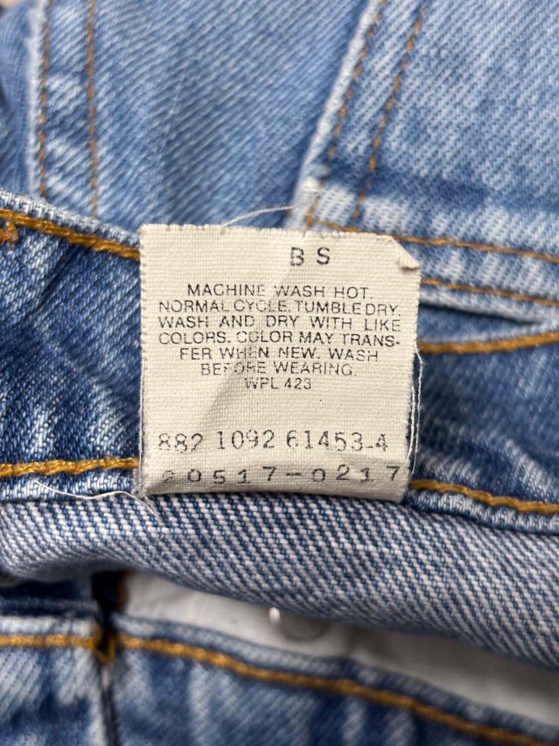 90‘s Levi’s 517 Orange Tab Denim Pants 상품이미지9