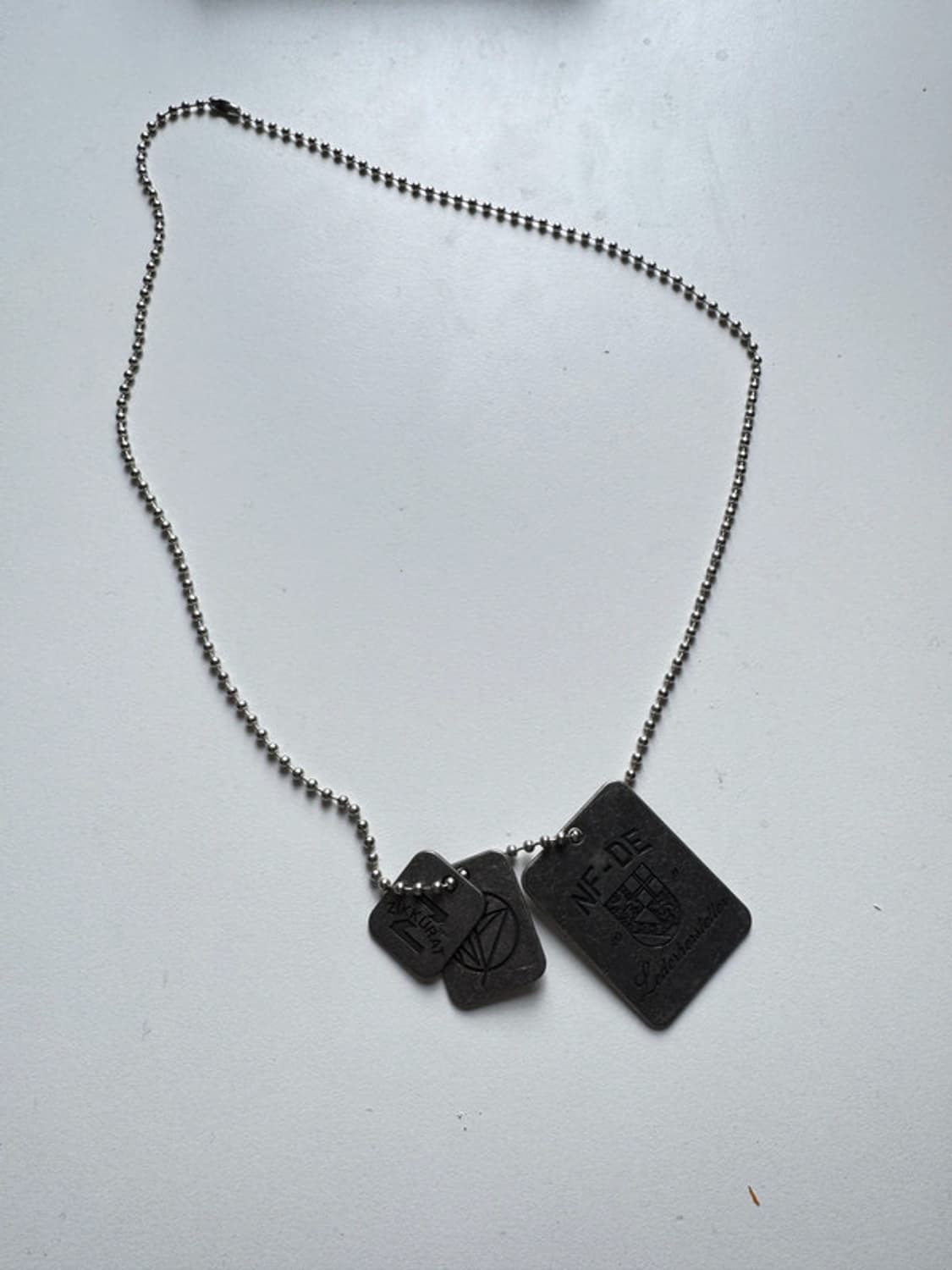 Nofaith 태그 넥체인 / 네크레스 상품이미지1