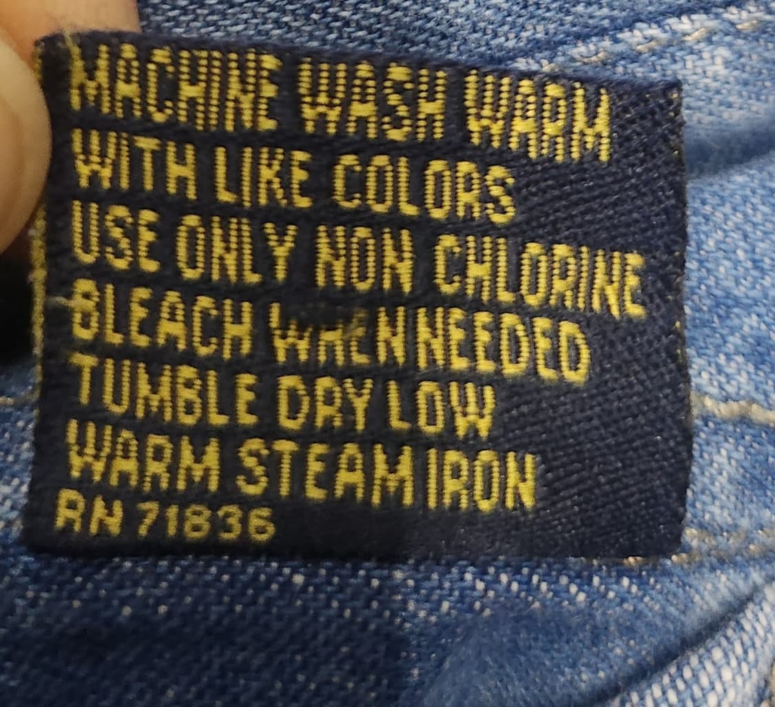 90s USA SANDY RIVER 자수 데님셔츠 M (크게나옴) 상품이미지4