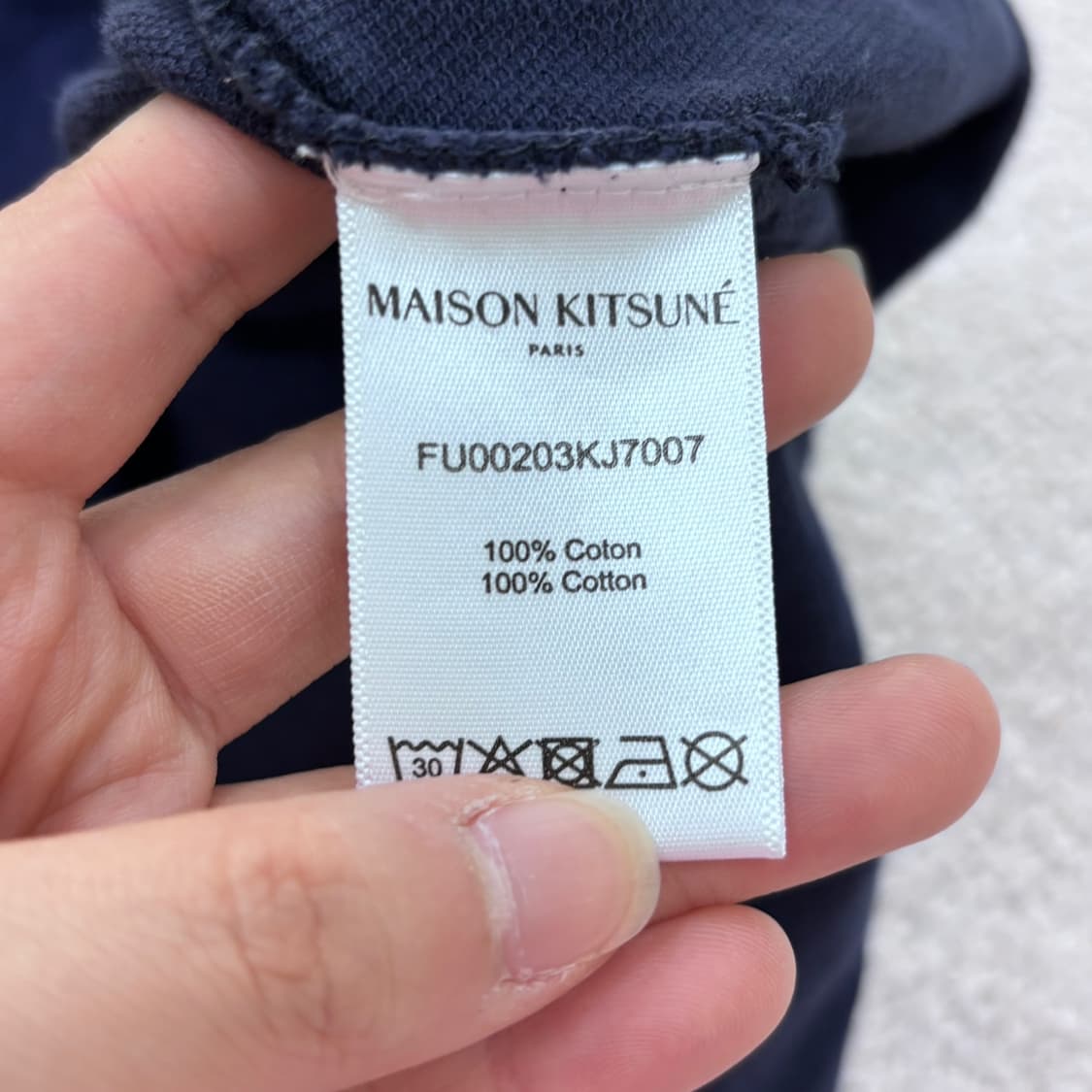 M 메종키츠네 폭스헤드 반팔 티셔츠 0325E 상품이미지4