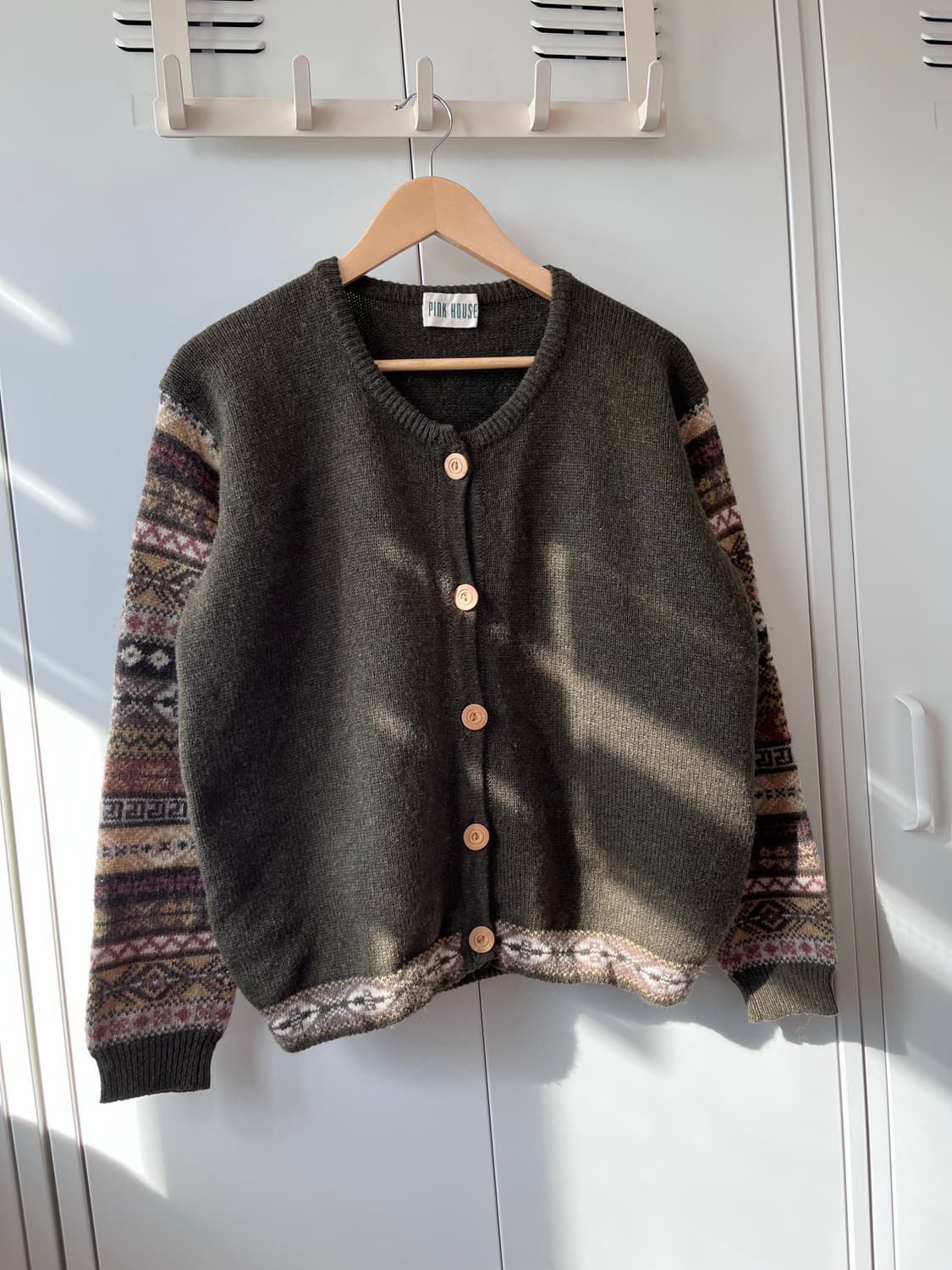 핑크하우스 노르딕 울니트 라운드 가디건  상품이미지2