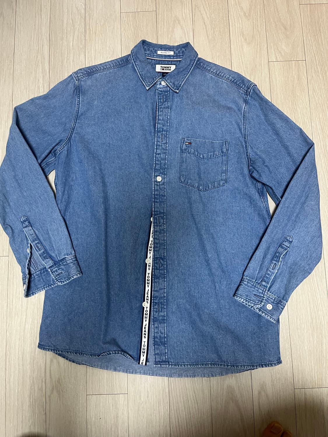 타미힐피거 데님 셔츠 청셔츠 상품이미지4