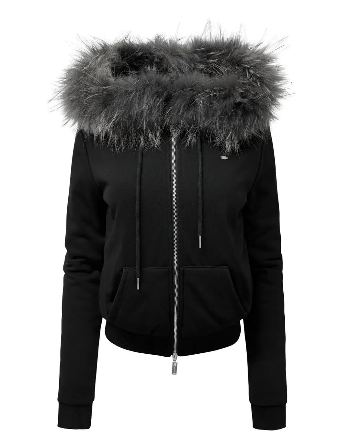 페일제이드 2024 울프죠 후드집업 블랙 2사이즈 상품이미지1