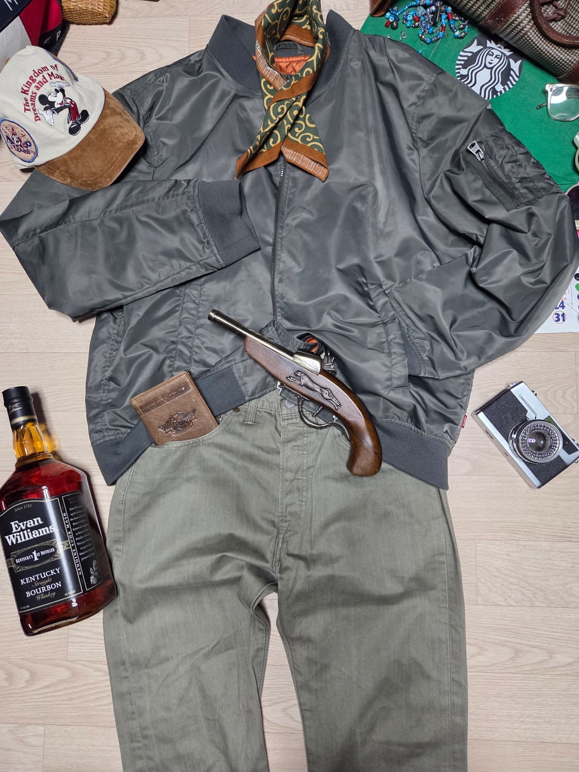 LEVIS MA1 마원 항공점퍼 자켓 봄버 블루종 상품이미지2