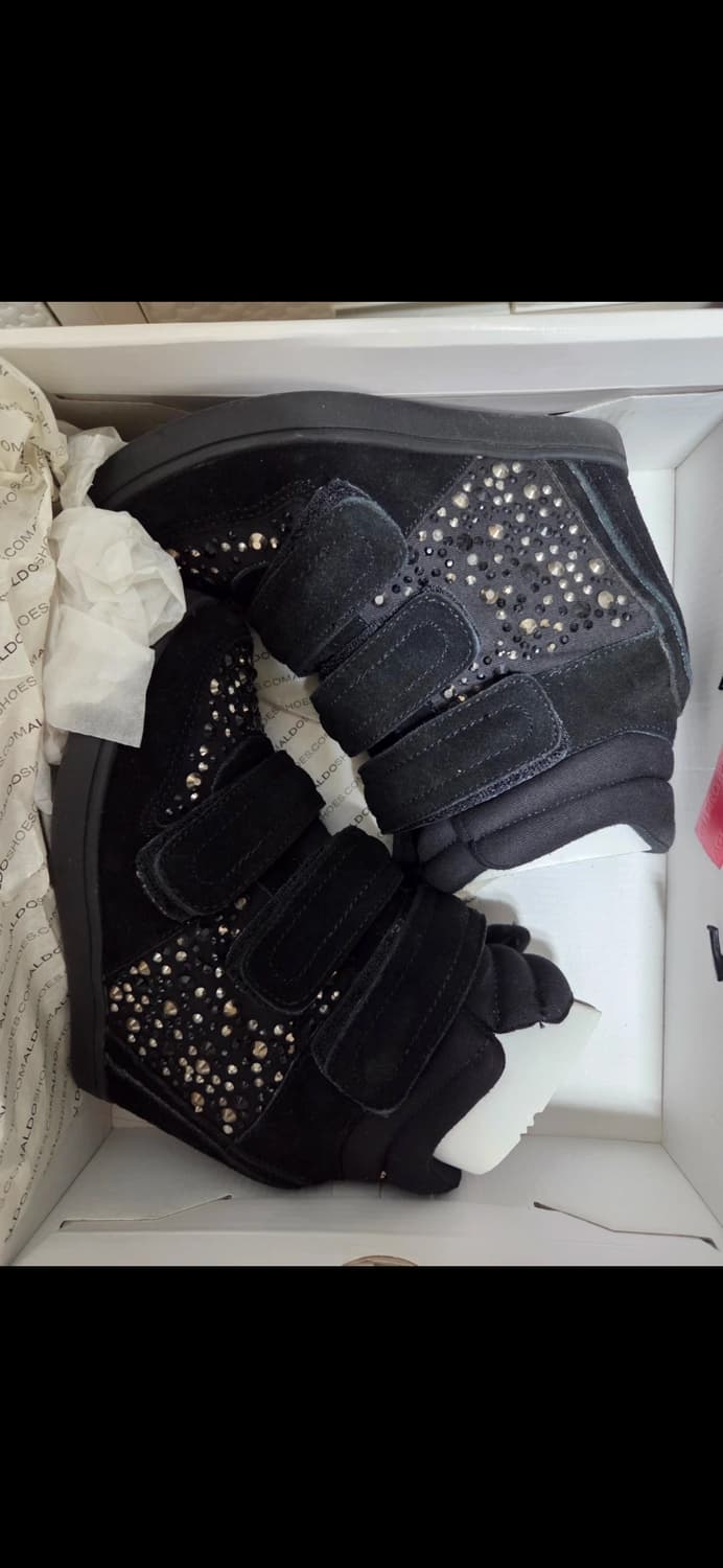 Aldo lacks 스터드 웨지 하이탑 스니커즈 새상품 EU36 상품이미지1