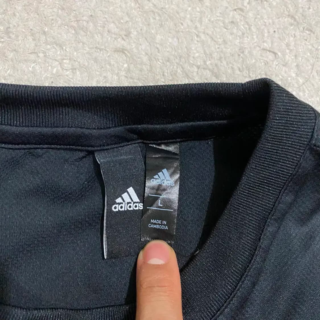 아디다스 반팔티 기능성 L 상품이미지3