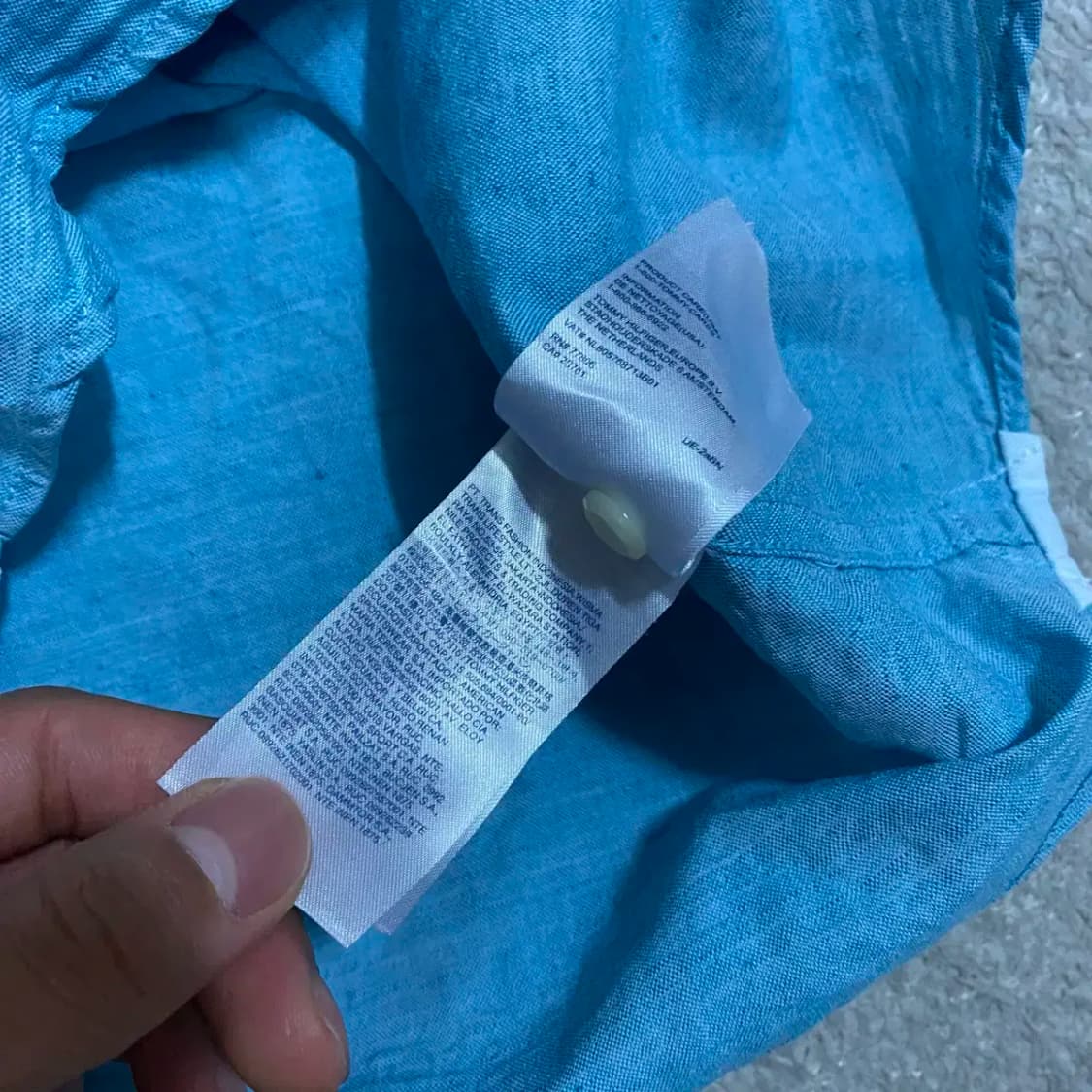 타미힐피거 린넨 반팔 셔츠 s 상품이미지4