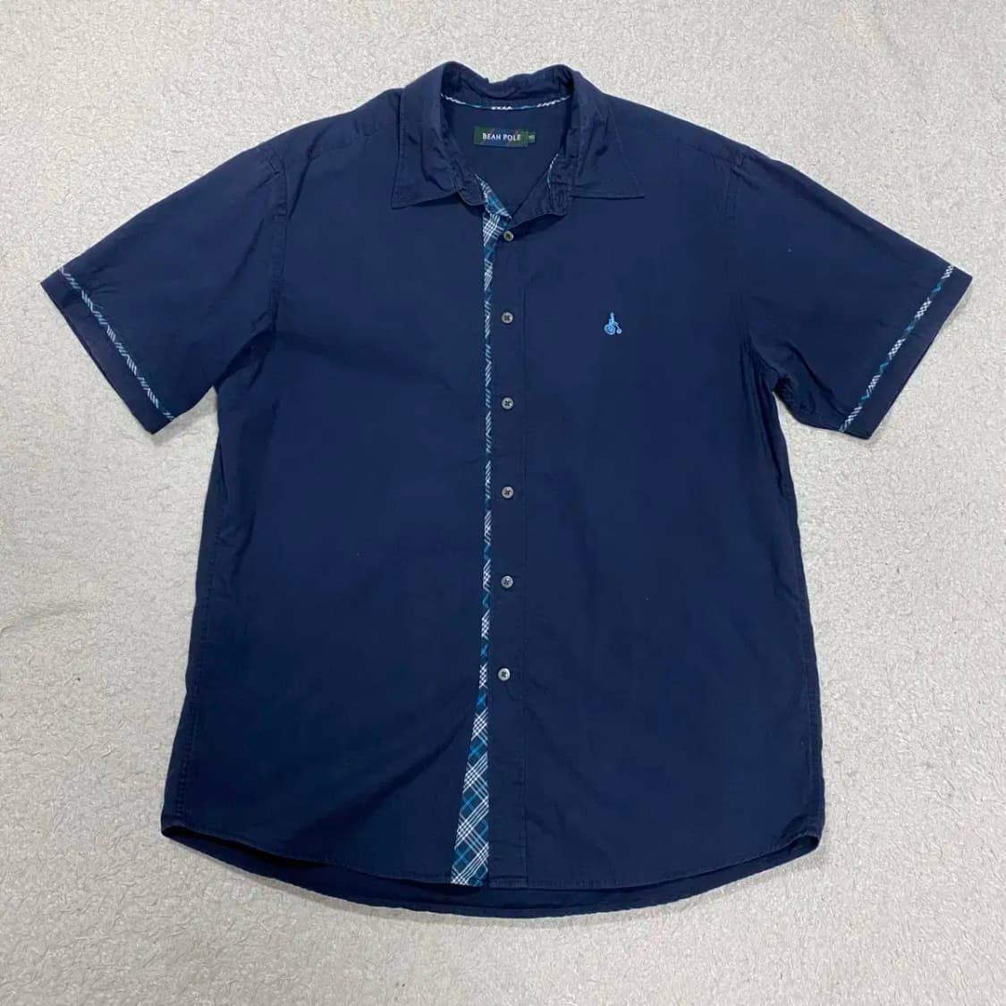 빈폴 반팔 셔츠 네이비 110 상품이미지1