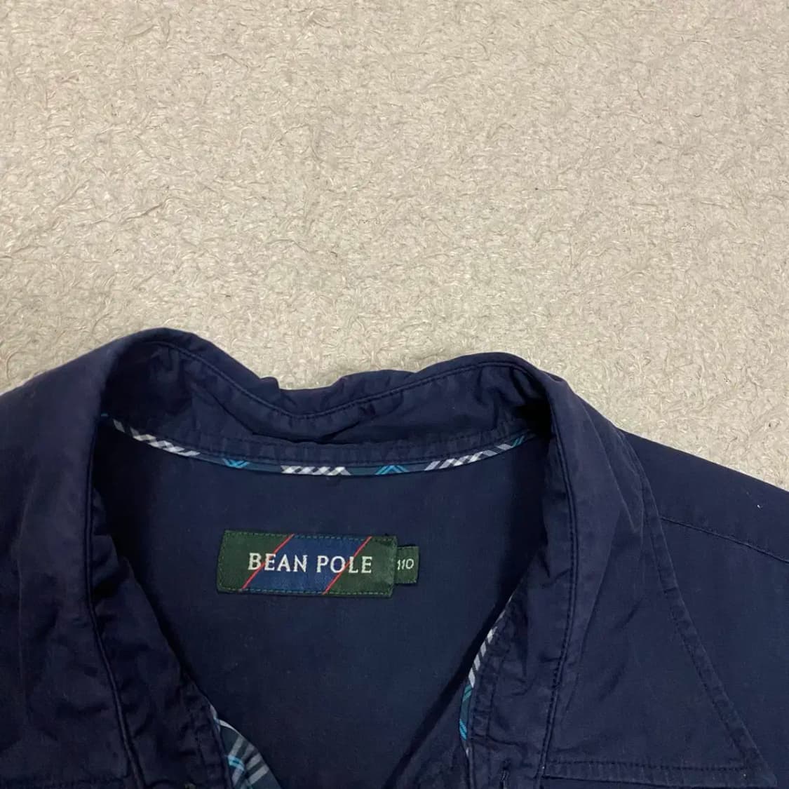 빈폴 반팔 셔츠 네이비 110 상품이미지2