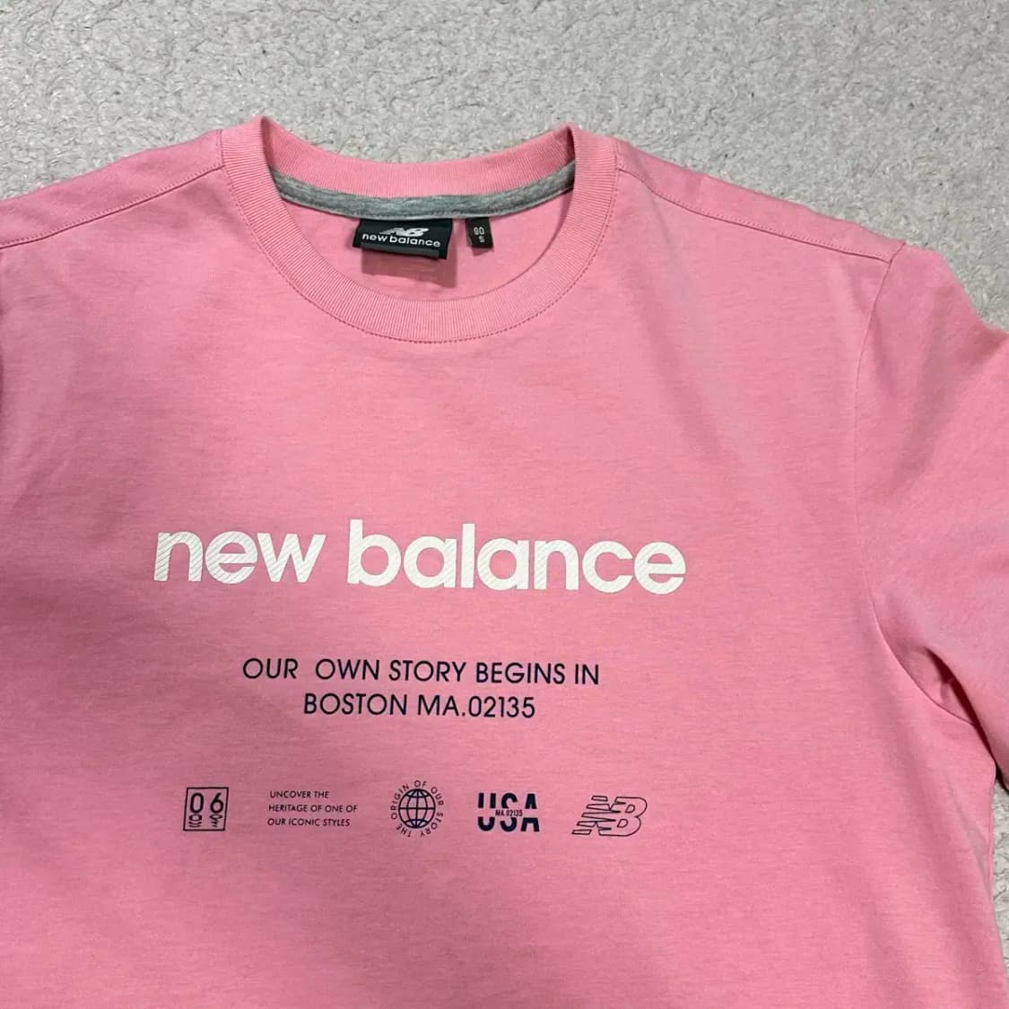 뉴발란스 반팔티 라운드 s 90 상품이미지2