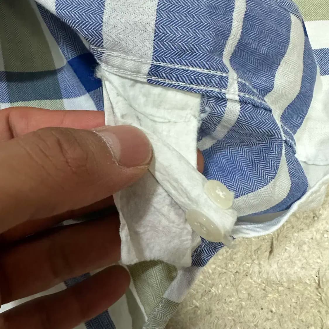 빈폴 반팔 셔츠 체크 100 상품이미지4