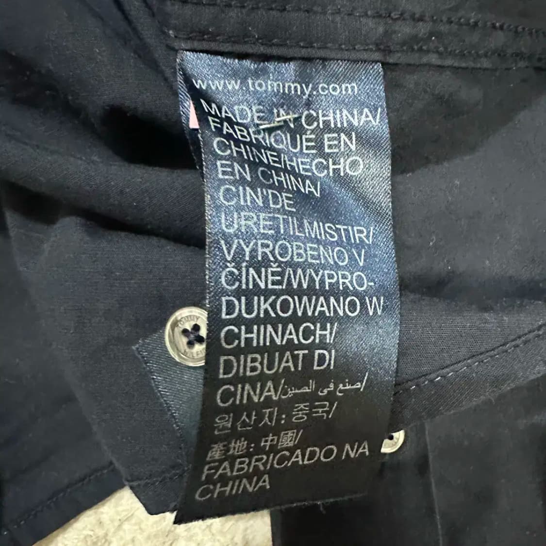 타미힐피거 셔츠 네이비 여성 4 상품이미지4