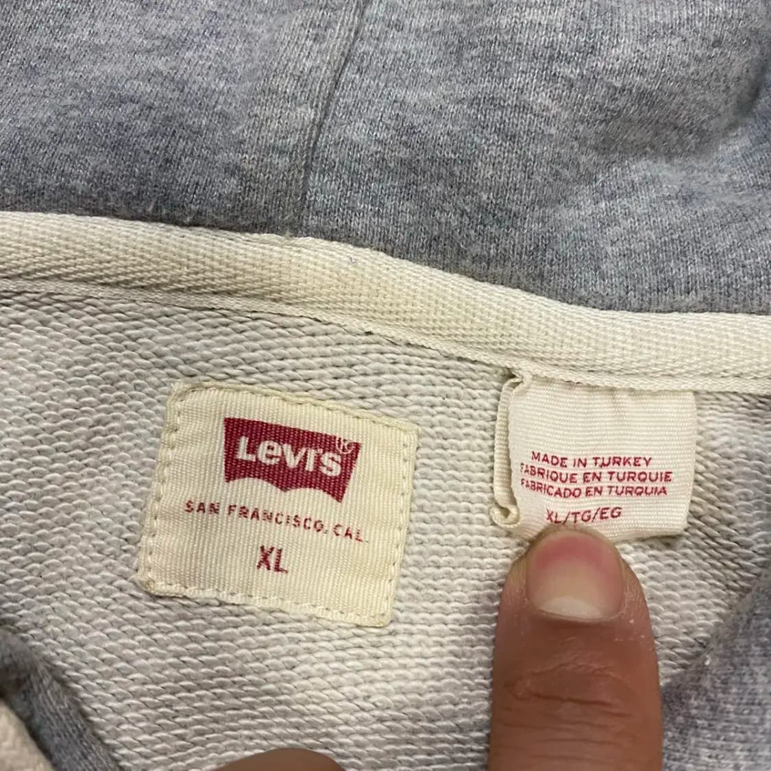 리바이스 후드티 XL 상품이미지4