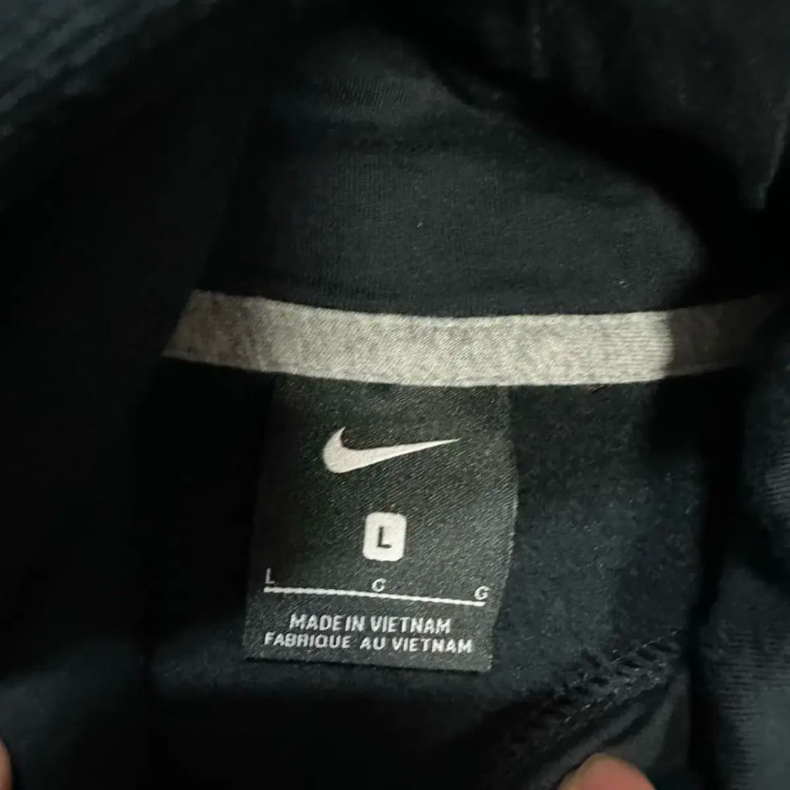 나이키 후드티 블랙 기모 L 상품이미지3