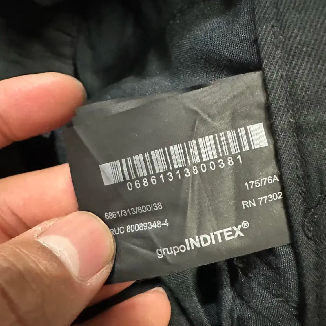 자라 면바지 블랙 상품이미지4