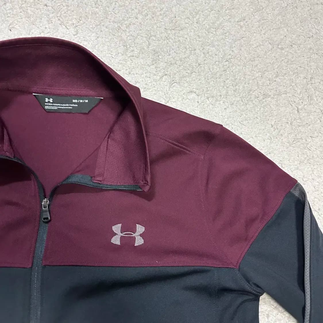 언더아머 져지 집업 자켓 m 상품이미지2