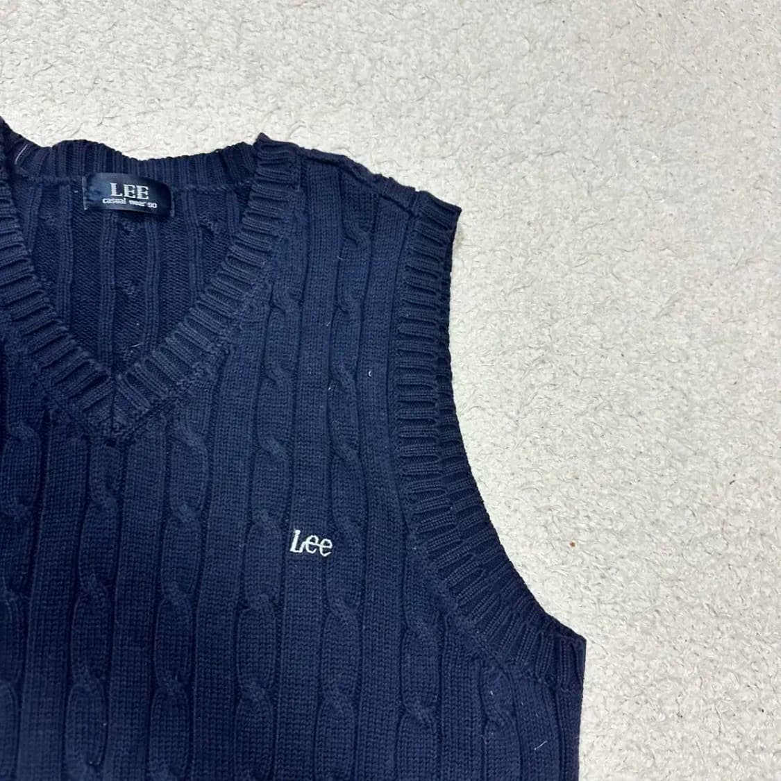 lee 니트 조끼 베스트 90 상품이미지2