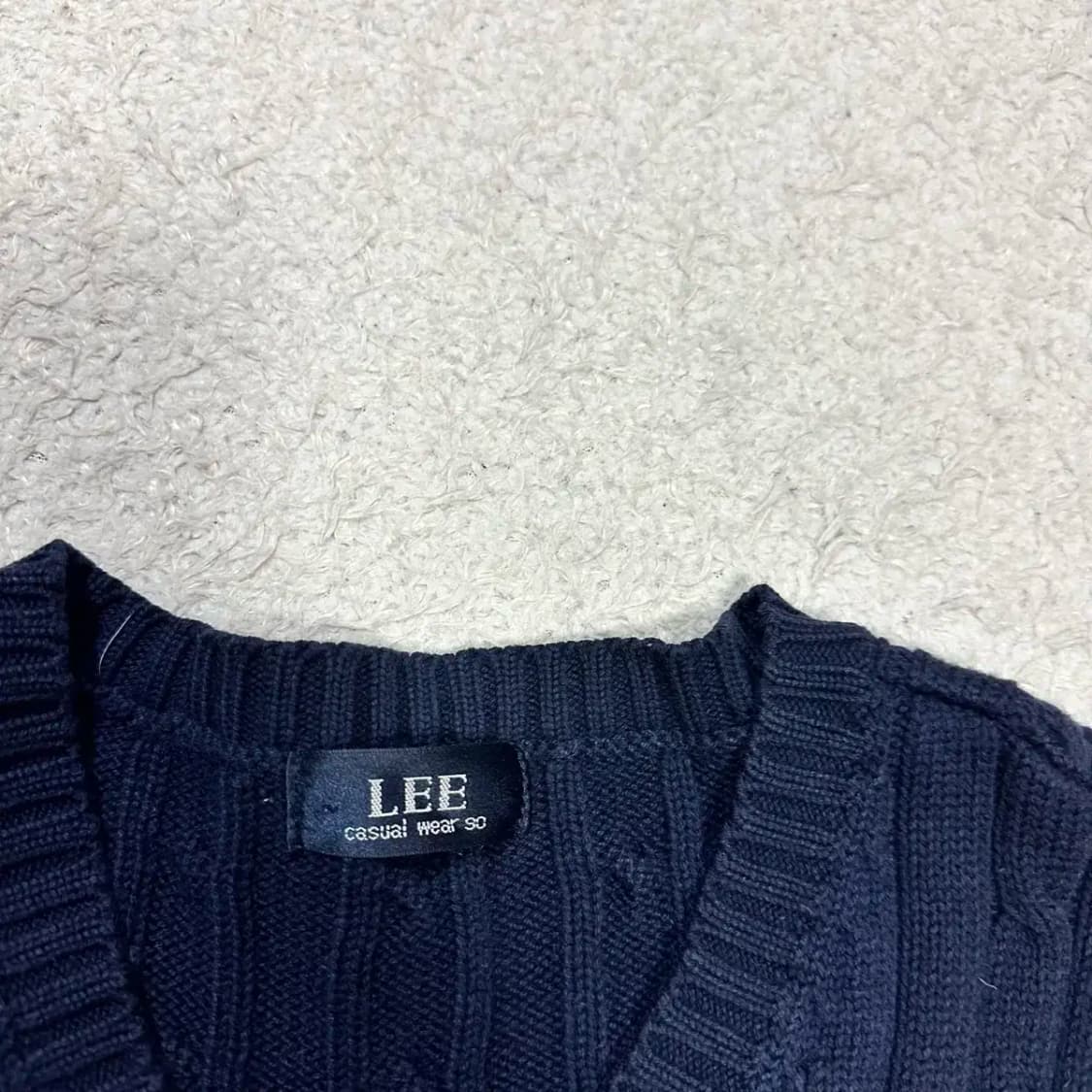 lee 니트 조끼 베스트 90 상품이미지3