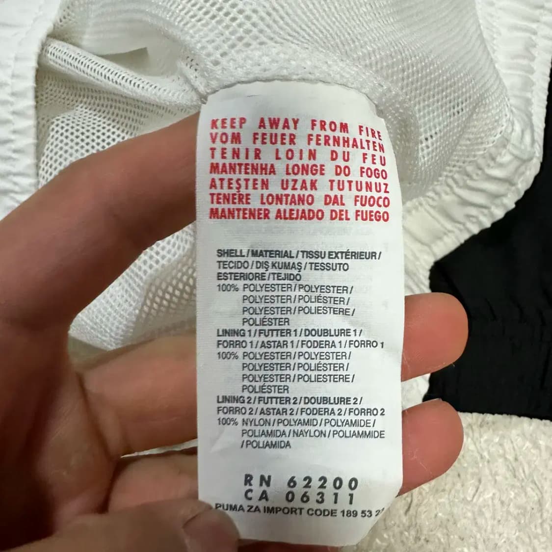 푸마 바람막이 자켓 s 상품이미지4