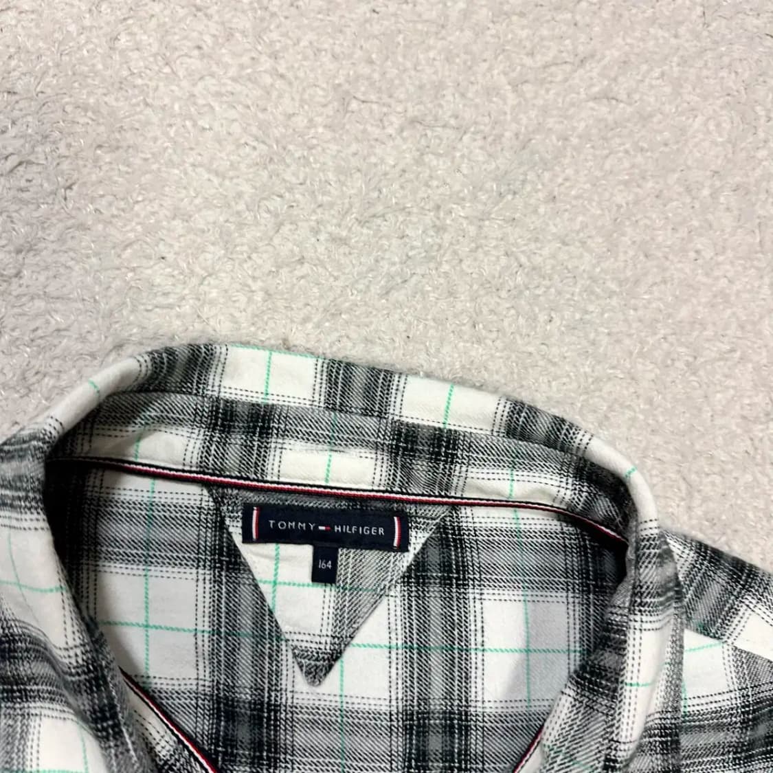 타미힐피거 셔츠 체크 164 상품이미지3