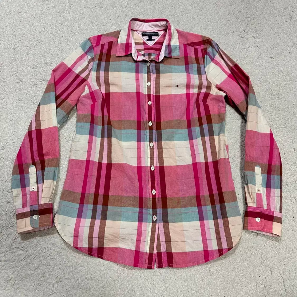 타미힐피거 셔츠 체크 여성 6 상품이미지1