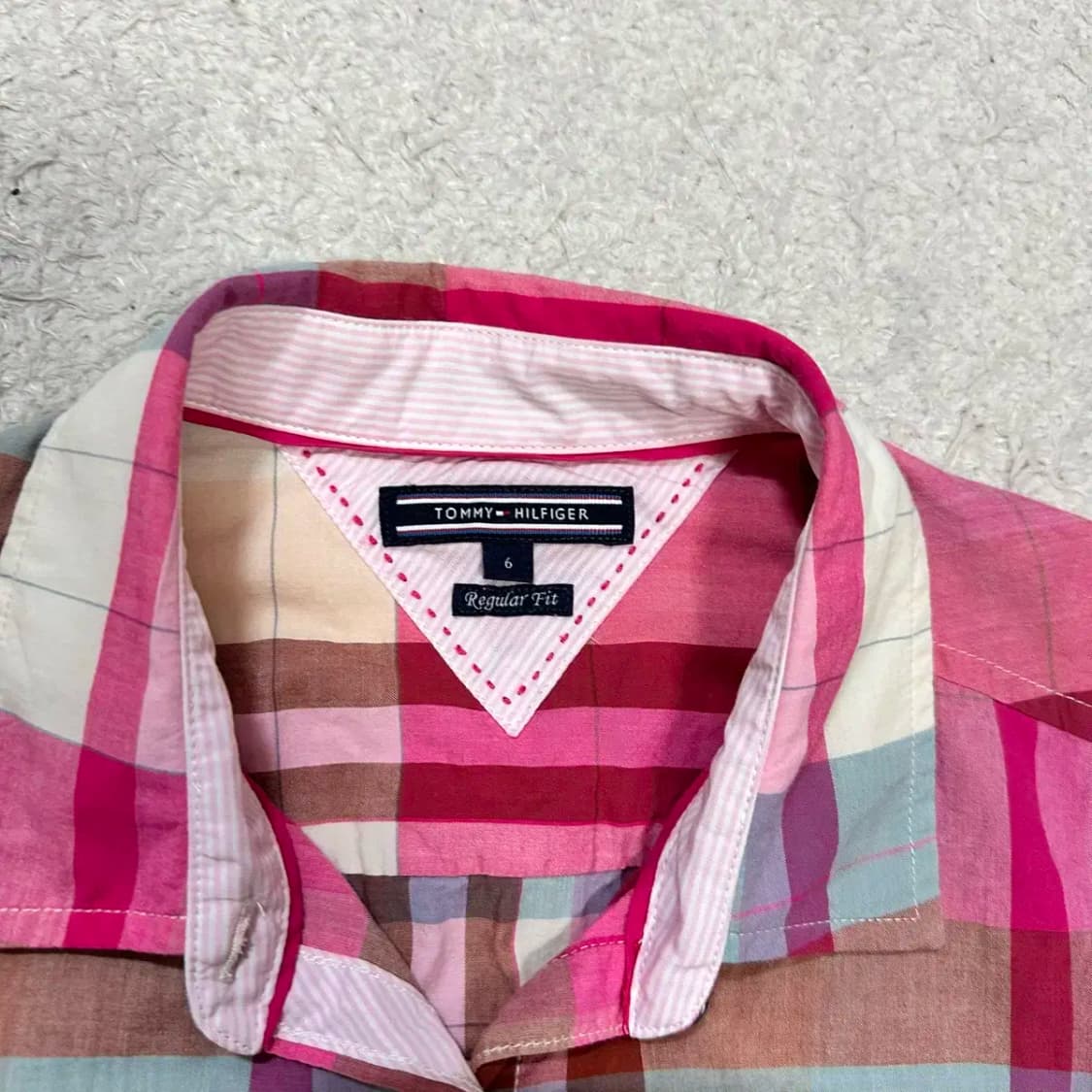 타미힐피거 셔츠 체크 여성 6 상품이미지3