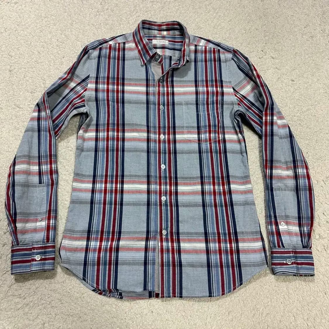 타임 셔츠 체크 상품이미지1