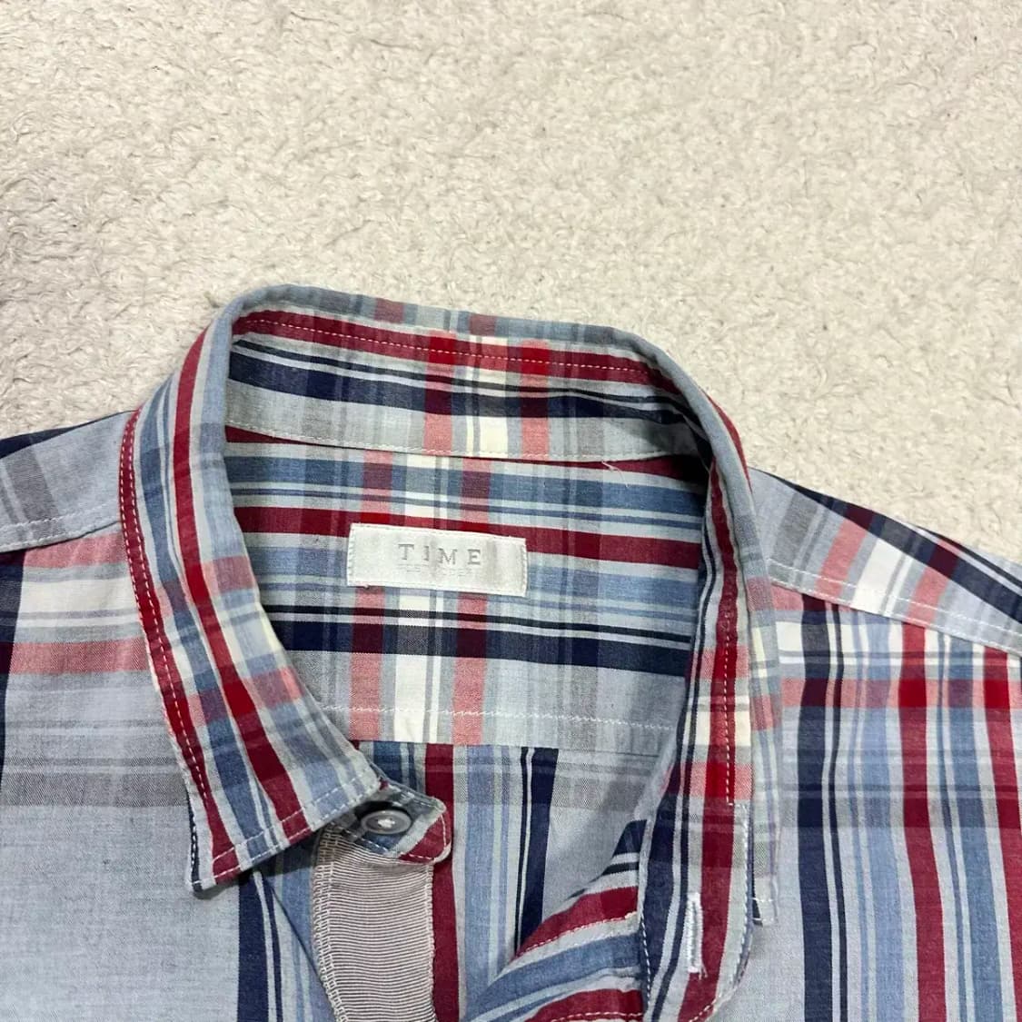 타임 셔츠 체크 상품이미지2