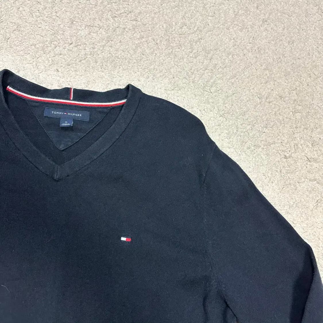 타미힐피거 니트 브이넥 m 상품이미지3