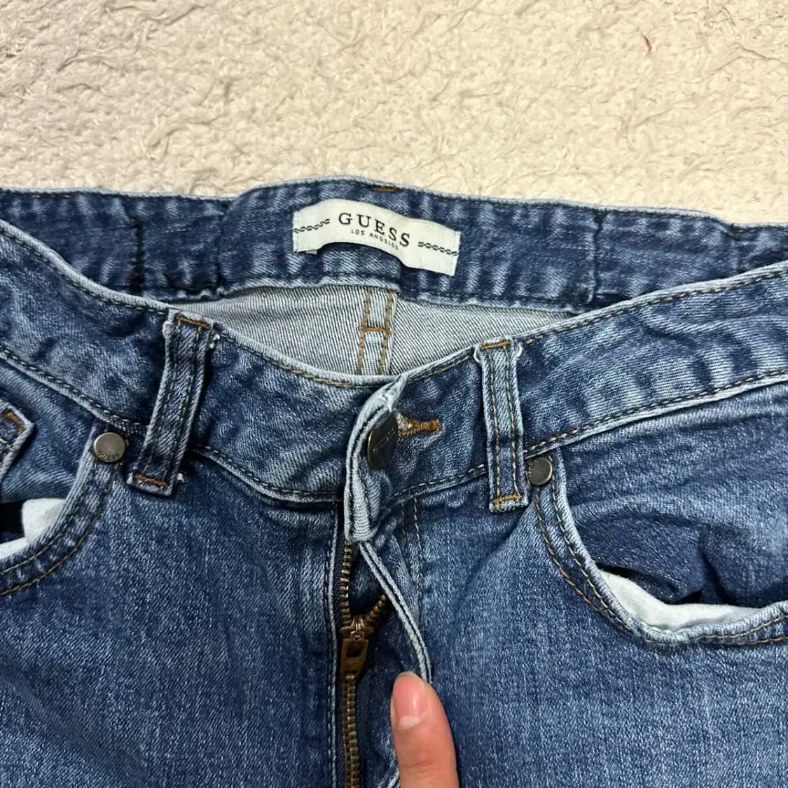 게스 청바지 데님 팬츠 여성 27인치 상품이미지2