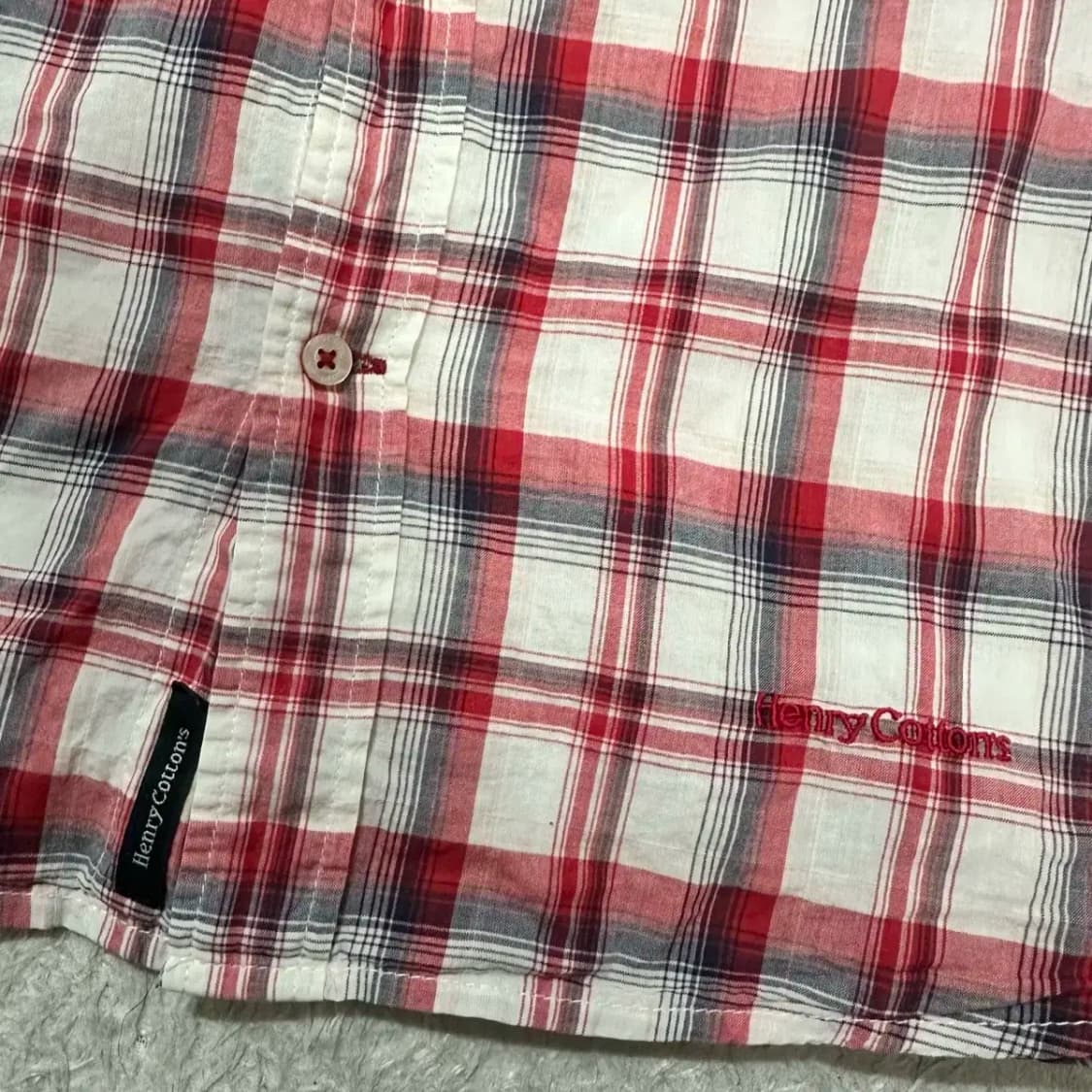 헨리코튼 셔츠 체크 95 상품이미지2