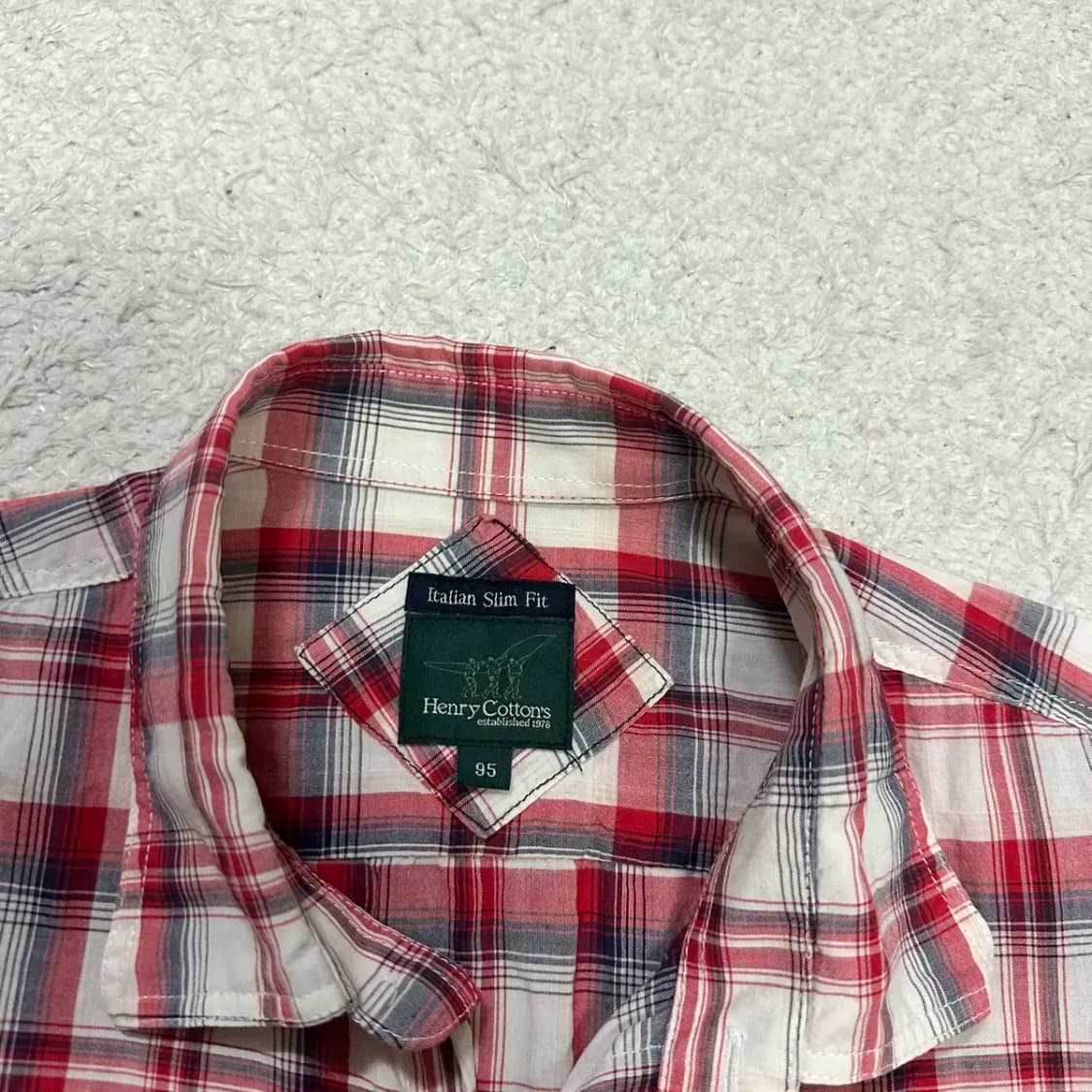 헨리코튼 셔츠 체크 95 상품이미지3