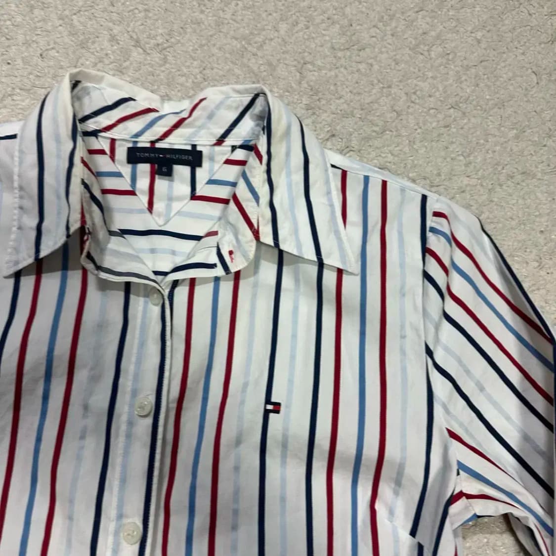 타미힐피거 셔츠 스트라이프 여성 6 상품이미지2